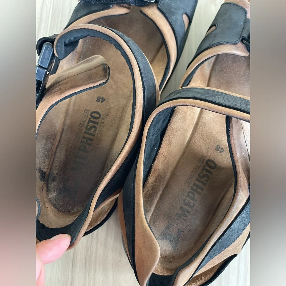 Mephisto Men's Dual-Tone Sandals